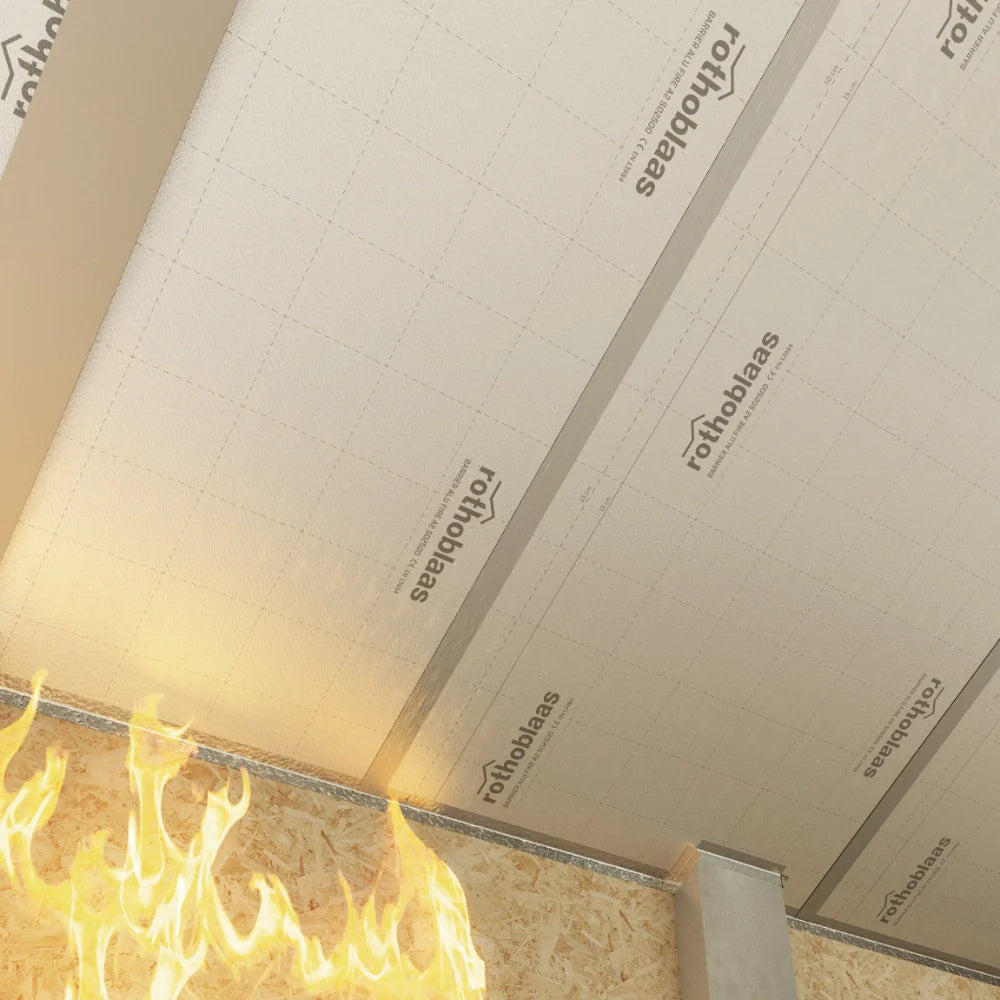 ROTHOBLAAS Barrier ALU Fire A2 SD2500 (Reflective Vapour Control Membrane) (1.2m x 50m)