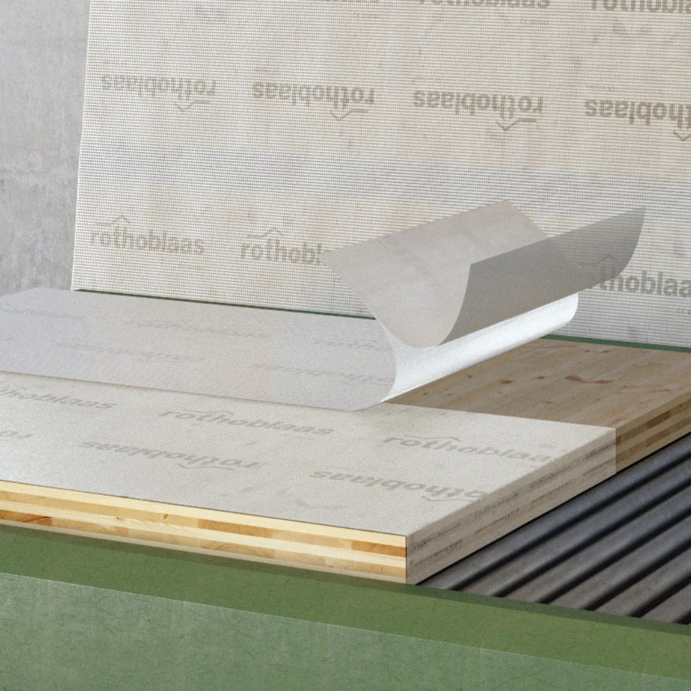 ROTHOBLAAS Barrier ALU NET Adhesive 300 (Reflective Self-adhesive Vapour Control Membrane) (1.45m x 50m)