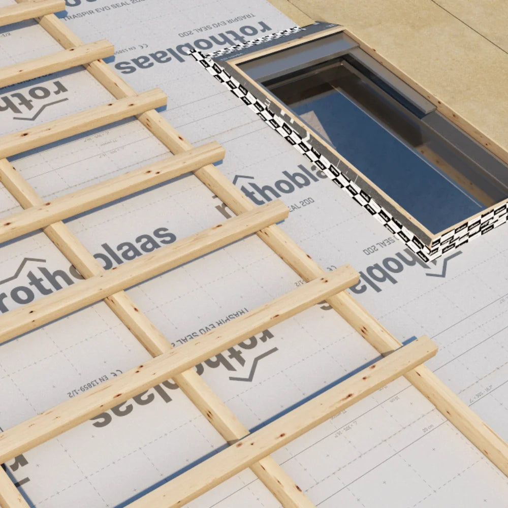 ROTHOBLAAS Traspir EVO Seal 200 (Monolithic Breather Membrane) (1.5m x 50m)