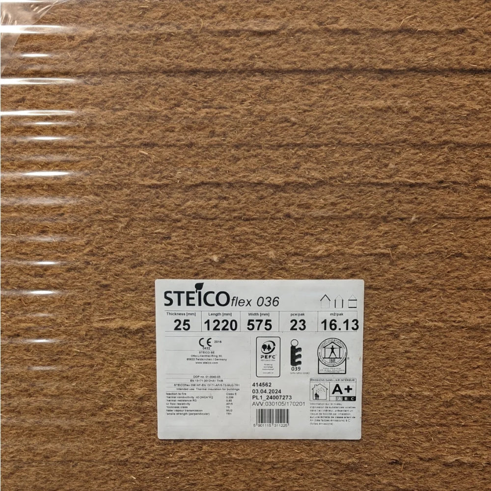STEICO Flex 036 (Inserts for I-Joists) - 575mm x 1220mm