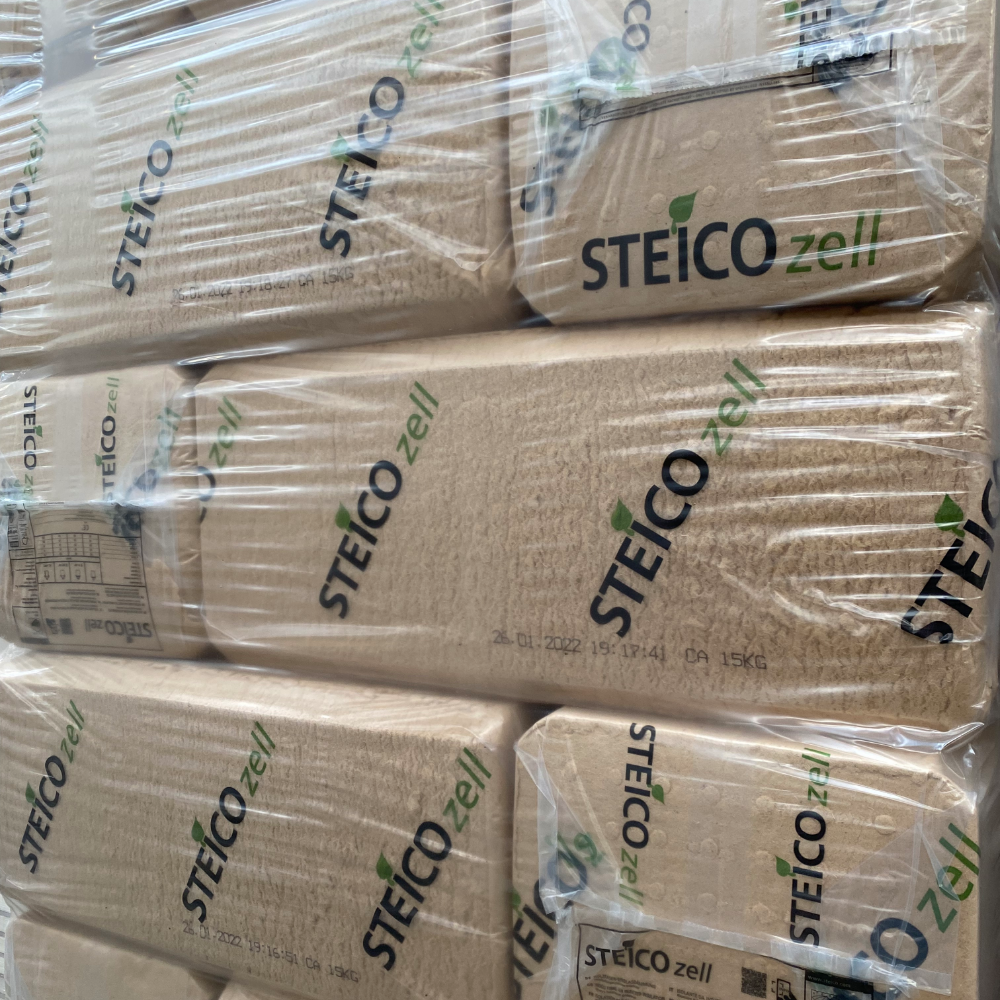 STEICO zell Air Injected/Loose Fill Wood Fibre Insulation