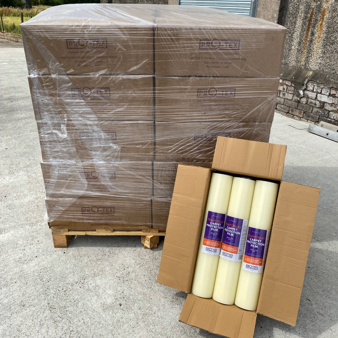 PRO-TEX Temporary Carpet Protection Film - 50m